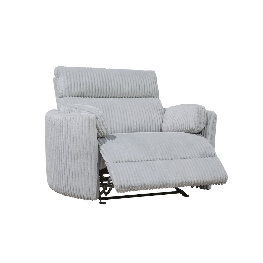 Radius Xl - Mega Grey Extra Wide Power Glider Recliner. Picture 2