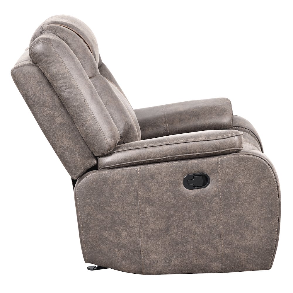 Blake - Desert Taupe Glider Recliner. Picture 4