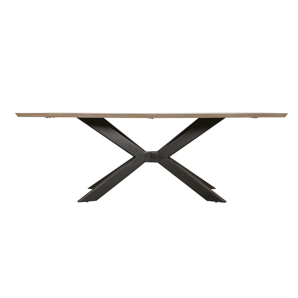 Monaco Dining 86 In. Rectangular Dining Table With 4 Upholstered Chairs. Picture 3