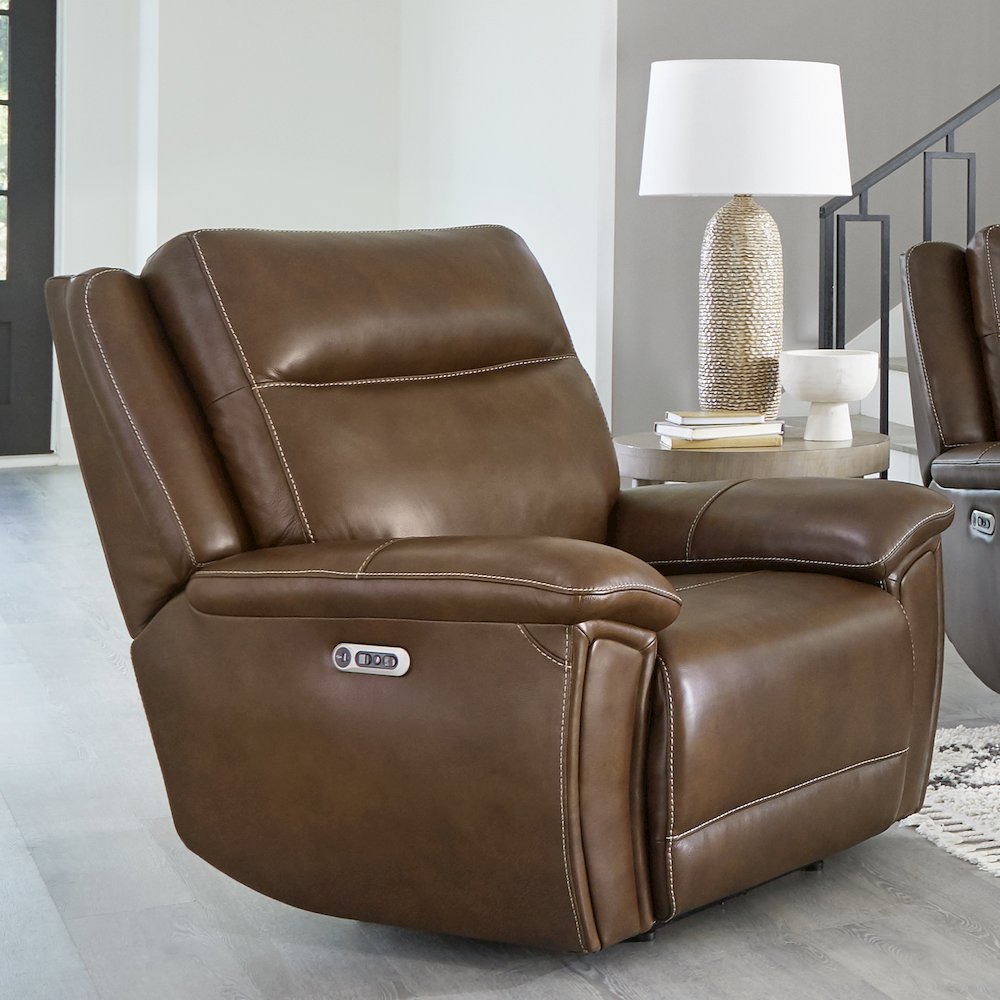 Jameson - Hickory Power Zero Gravity Recliner. Picture 6