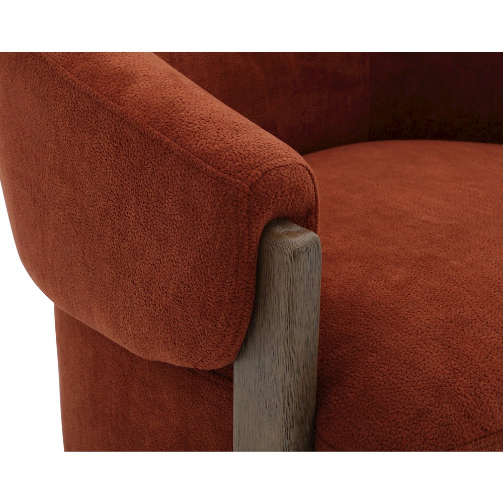 Finley - Island Rust Swivel Accent Chair. Picture 15