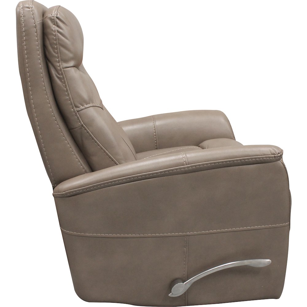 Gemini - Linen Swivel Glider Recliner. Picture 4