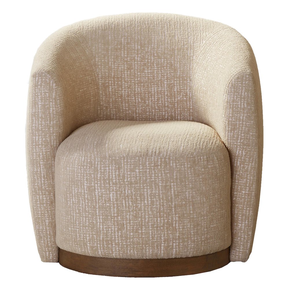 Tatum - Sand Dollar Swivel Accent Chair. Picture 2