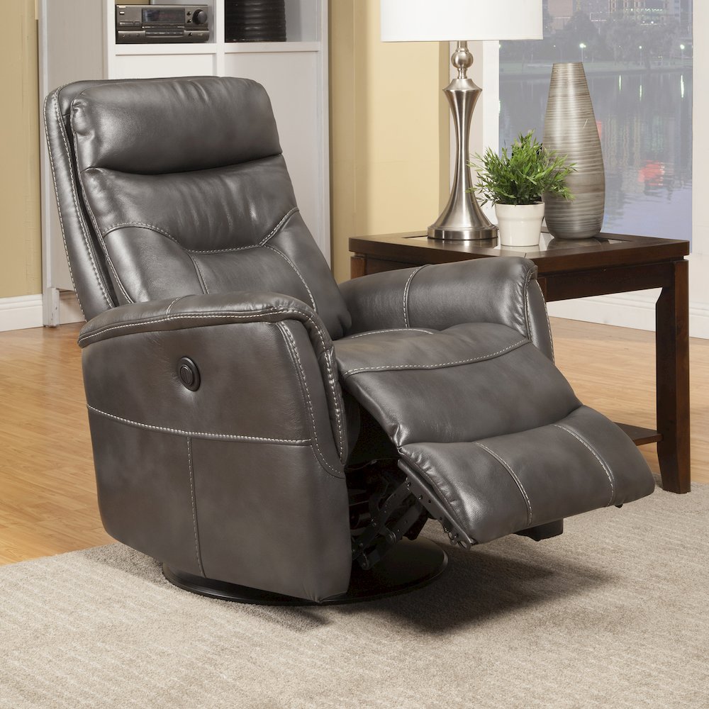 Gemini - Flint Power Swivel Glider Recliner. Picture 7