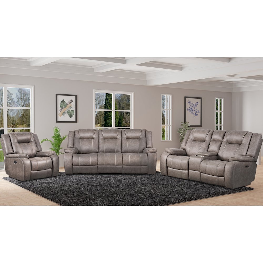 Blake - Desert Taupe Glider Recliner. Picture 11