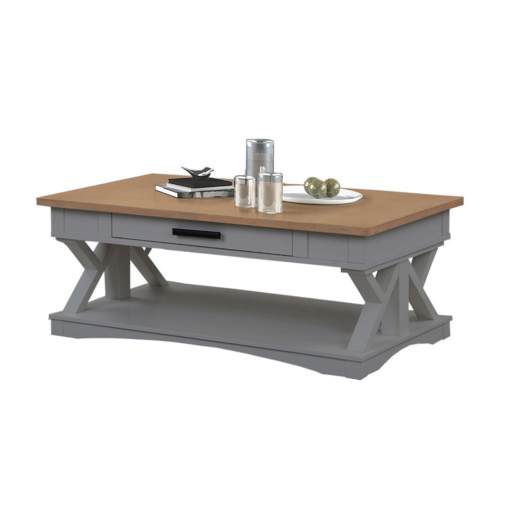 Modern - Dove Cocktail Table with 2 Chairside Tables. Picture 2