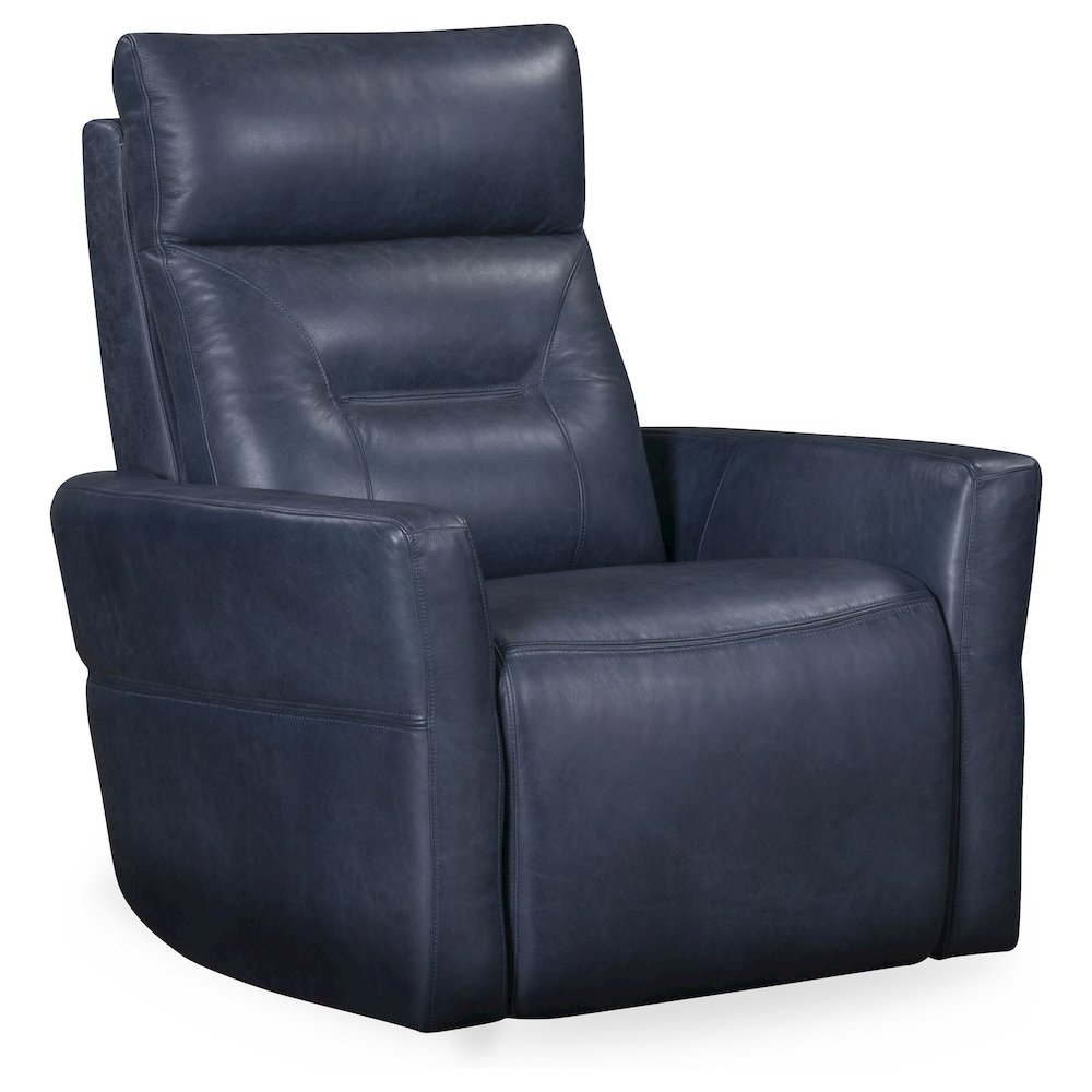 Remmington - Vintage Navy Power Swivel Glider Recliner P2. Picture 1