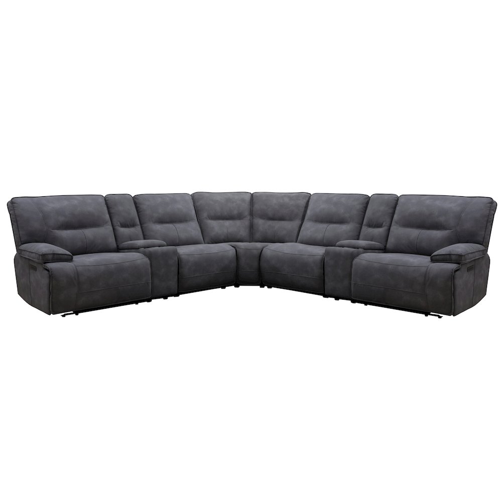 7 Piece Modular Power Zero Gravity Reclining Sectional. Picture 4