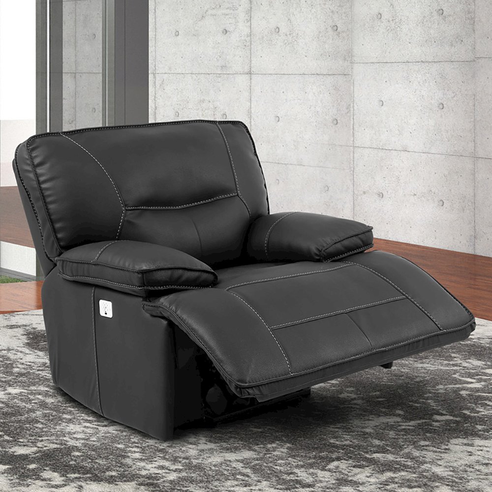 Spartacus - Black Power Recliner. Picture 5
