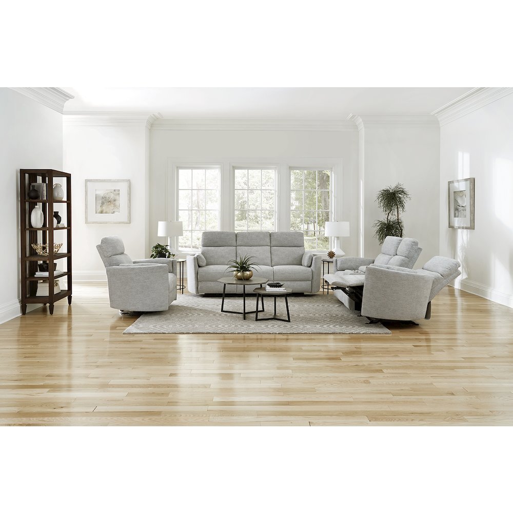 Radius - Mineral Power Swivel Glider Recliner. Picture 8