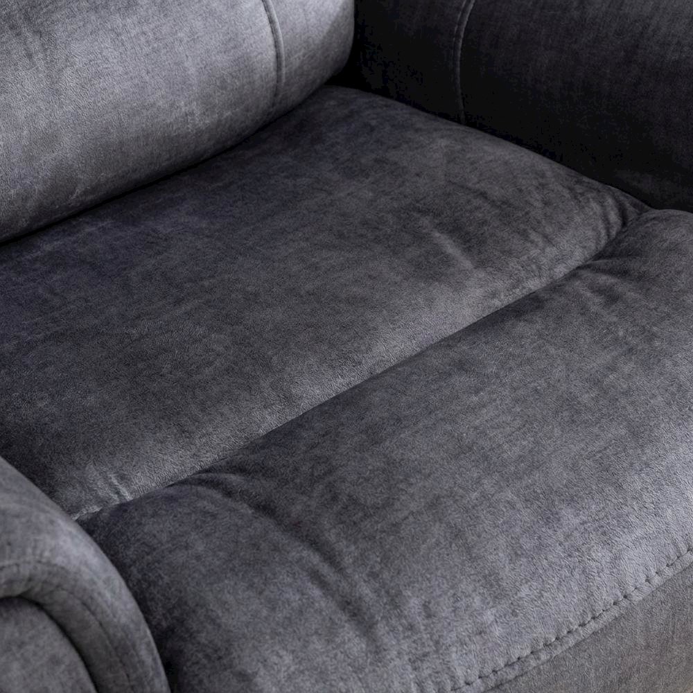 Gemini - Capri Charcoal Swivel Glider Recliner Two Pack. Picture 8