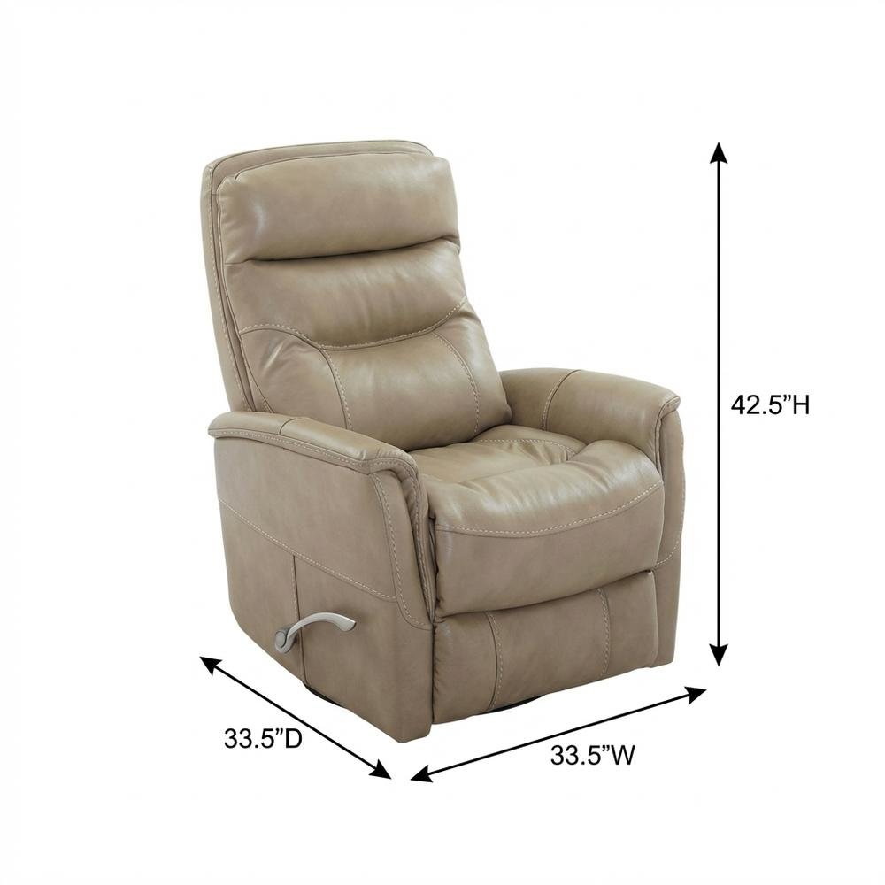 Gemini - Linen Swivel Glider Recliner Two Pack. Picture 7