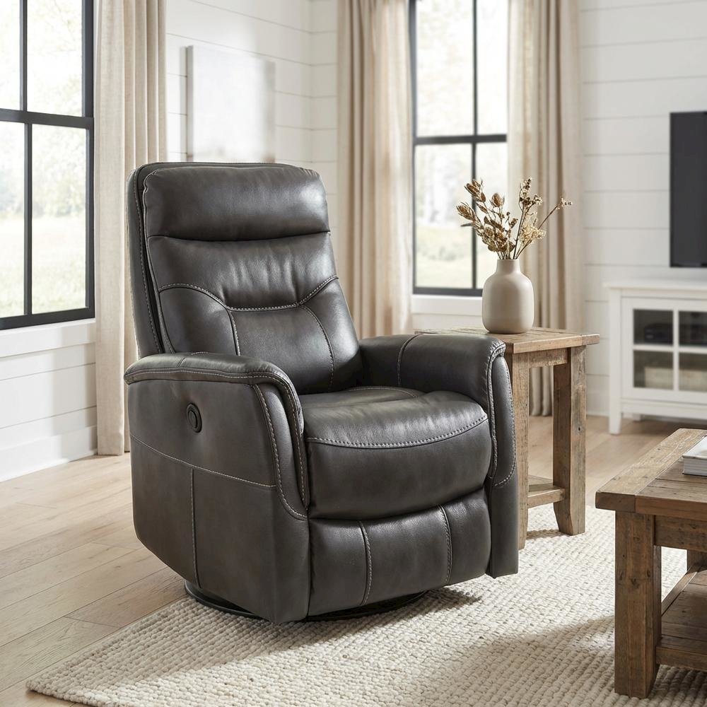 Gemini - Flint Power Swivel Glider Recliner. Picture 2