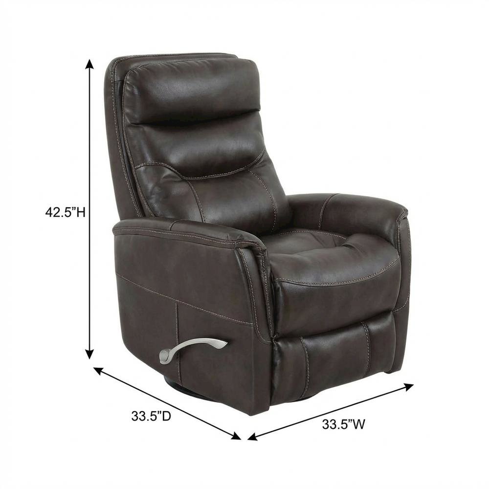 Gemini - Truffle Swivel Glider Recliner Two Pack. Picture 8