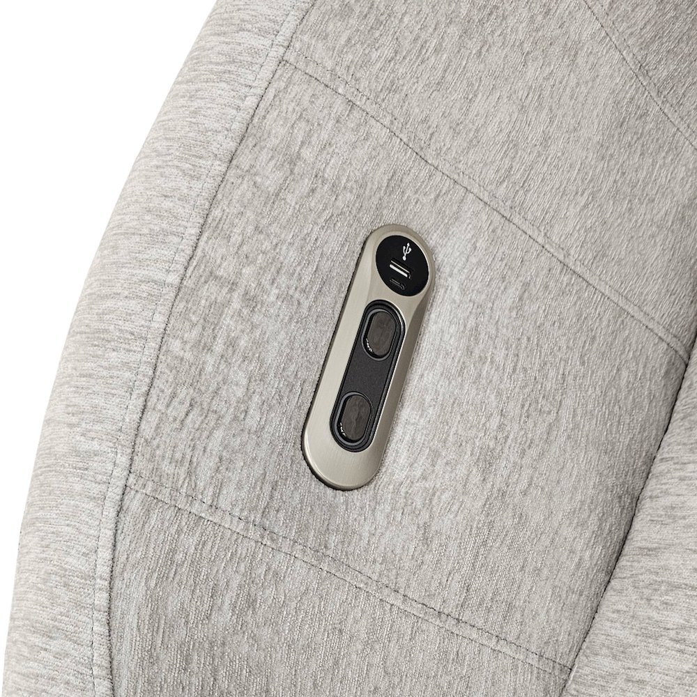 Radius - Mineral Power Swivel Glider Recliner. Picture 14