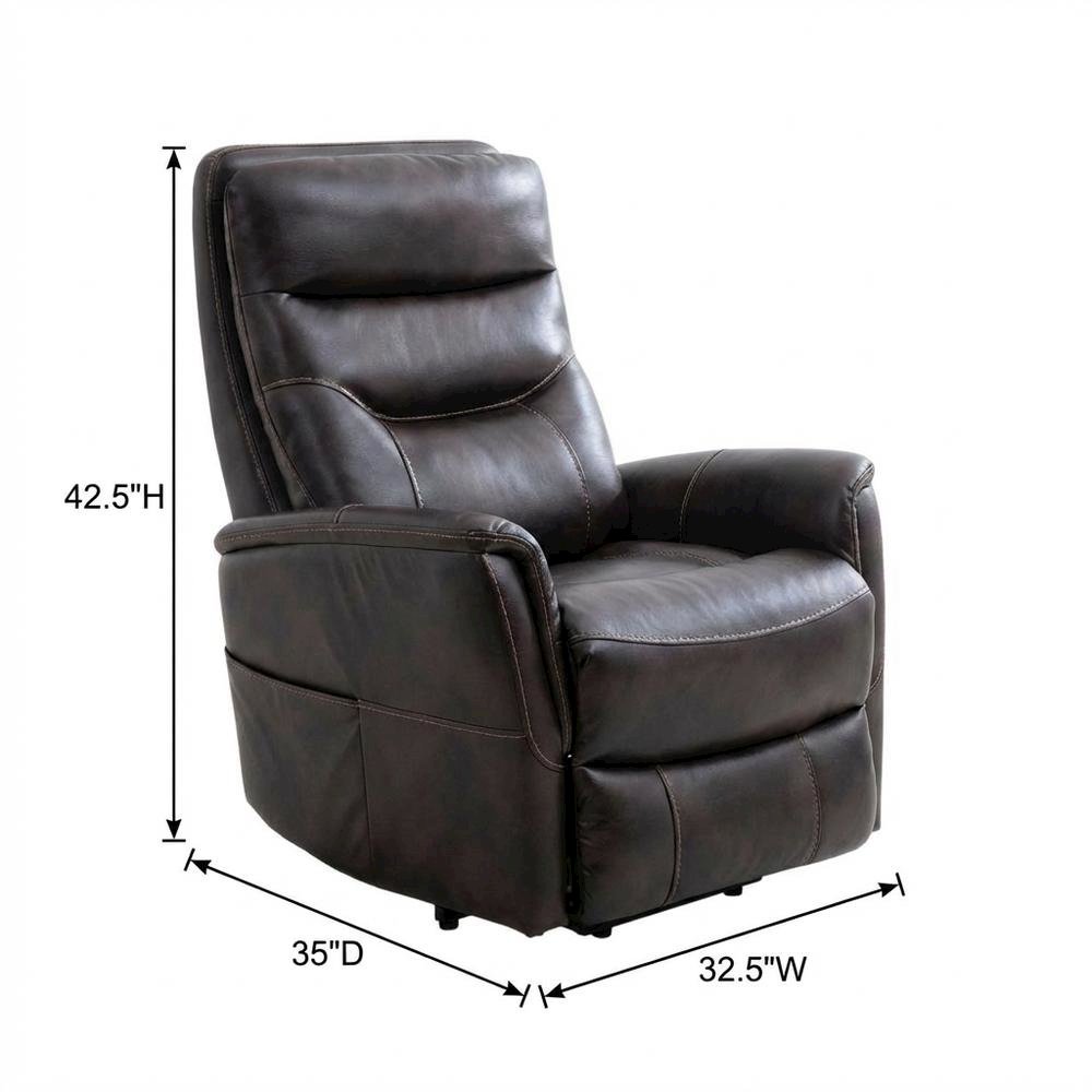 Gemini - Truffle Power Lift Recliner with Articulating Headrest Two Pack. Picture 7