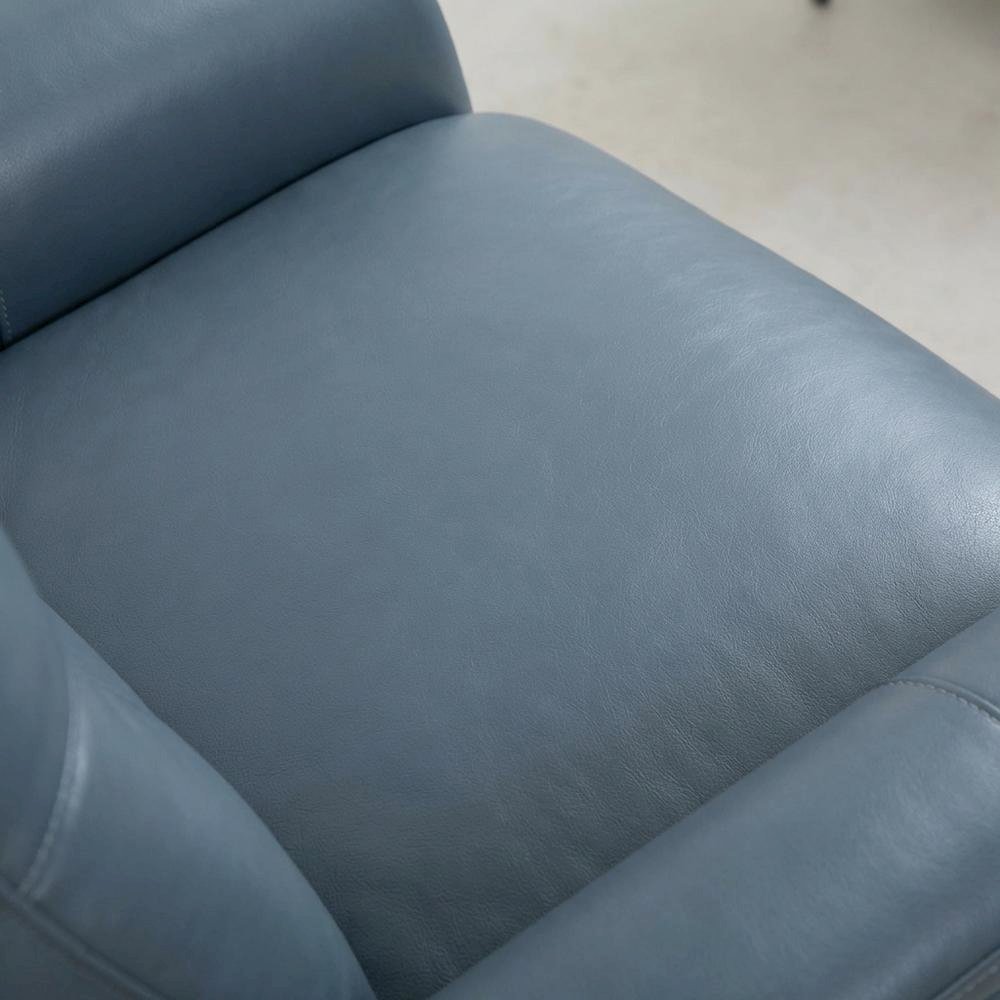 Gemini - Softy Azure Power Lift Recliner with Articulating Headrest. Picture 12