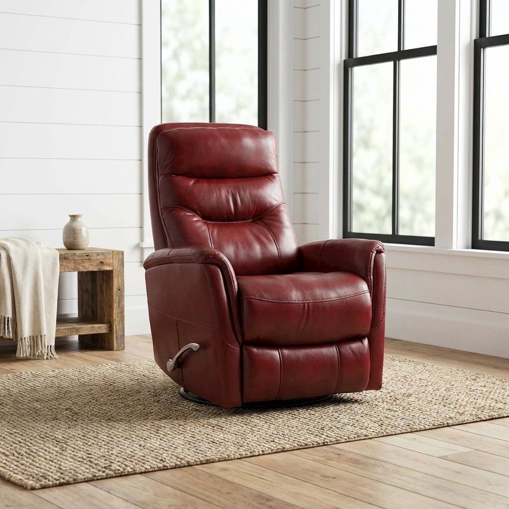 Gemini - Rouge Swivel Glider Recliner Two Pack. Picture 2