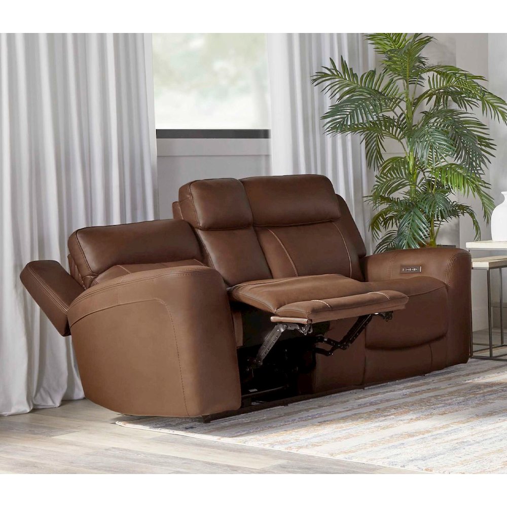 Calgary - Autumn Umber Power Reclining Sofa and Loveseat. Picture 14