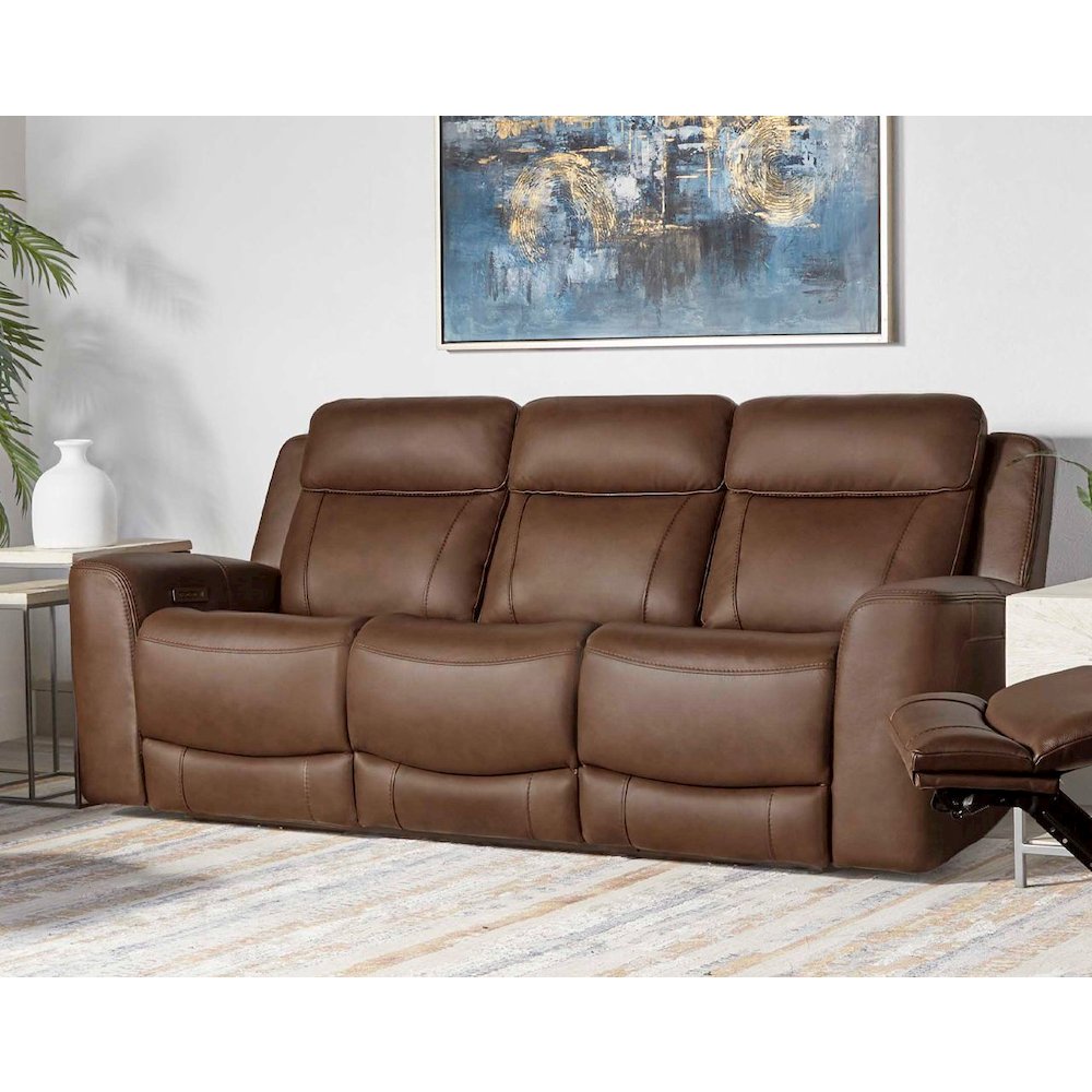 Calgary - Autumn Umber Power Reclining Sofa and Recliner. Picture 11