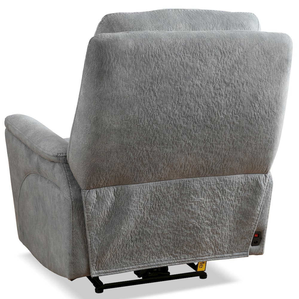 Linus - Hudson Grey Power Reclining Sofa and Two Recliners. Picture 12