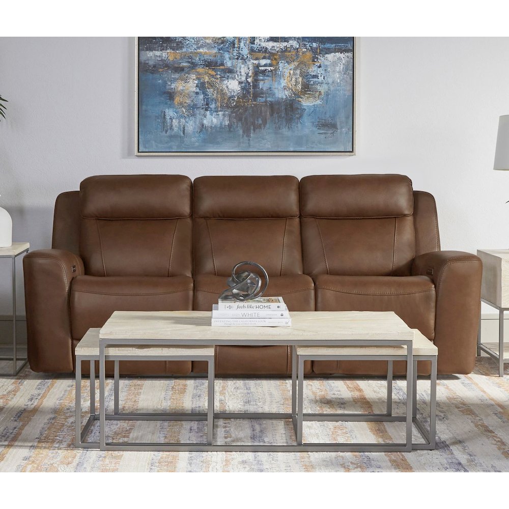 Calgary - Autumn Umber Power Reclining Sofa and Recliner. Picture 10