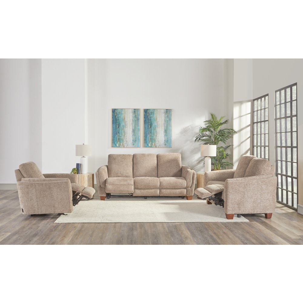 Morehead - Biscotti Power Reclining Sofa. Picture 13