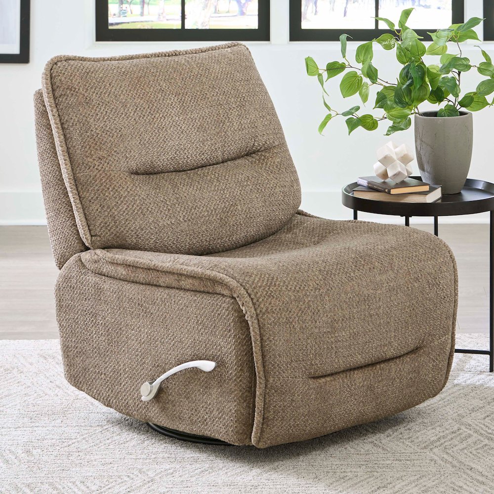 Leo - Wheat Armless Recliner Two Pack. Picture 7