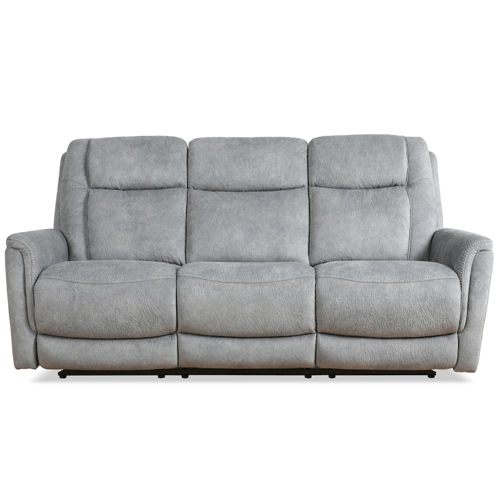 Linus - Hudson Grey Power Reclining Sofa and Recliner. Picture 4