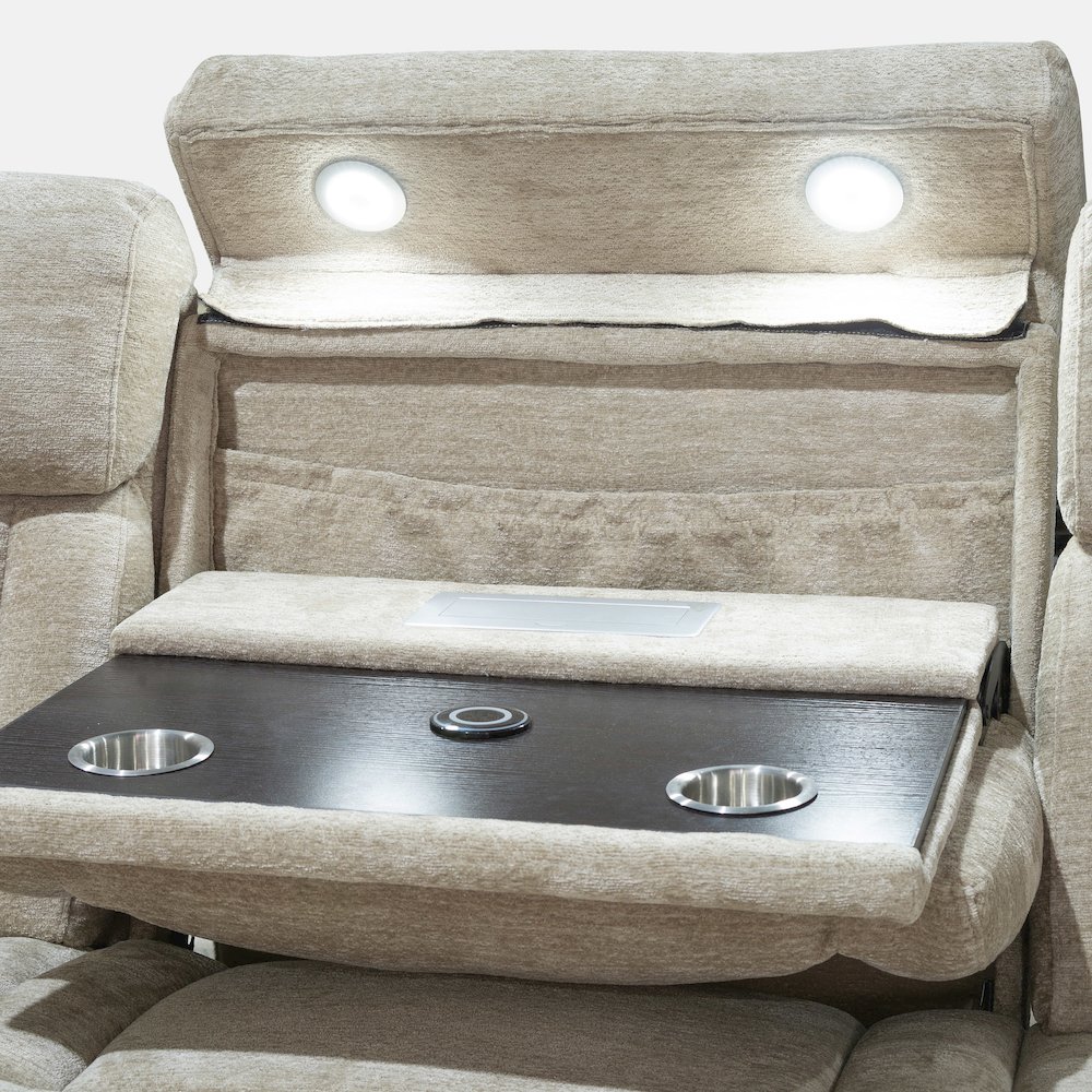 Dalton - Lucky Fawn Power Reclining Sofa and Recliner. Picture 21