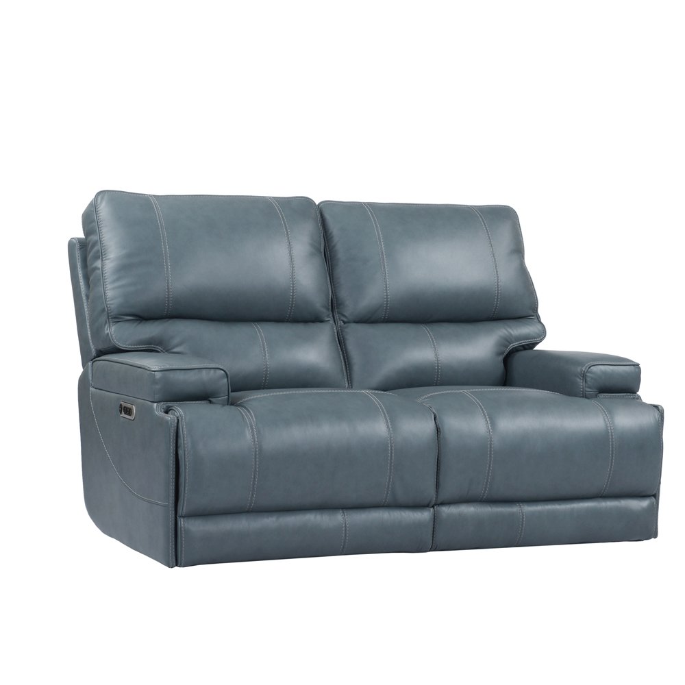 Whitman - Verona Azure - Powered By Freemotion Power Reclining Sofa and Loveseat. Picture 5
