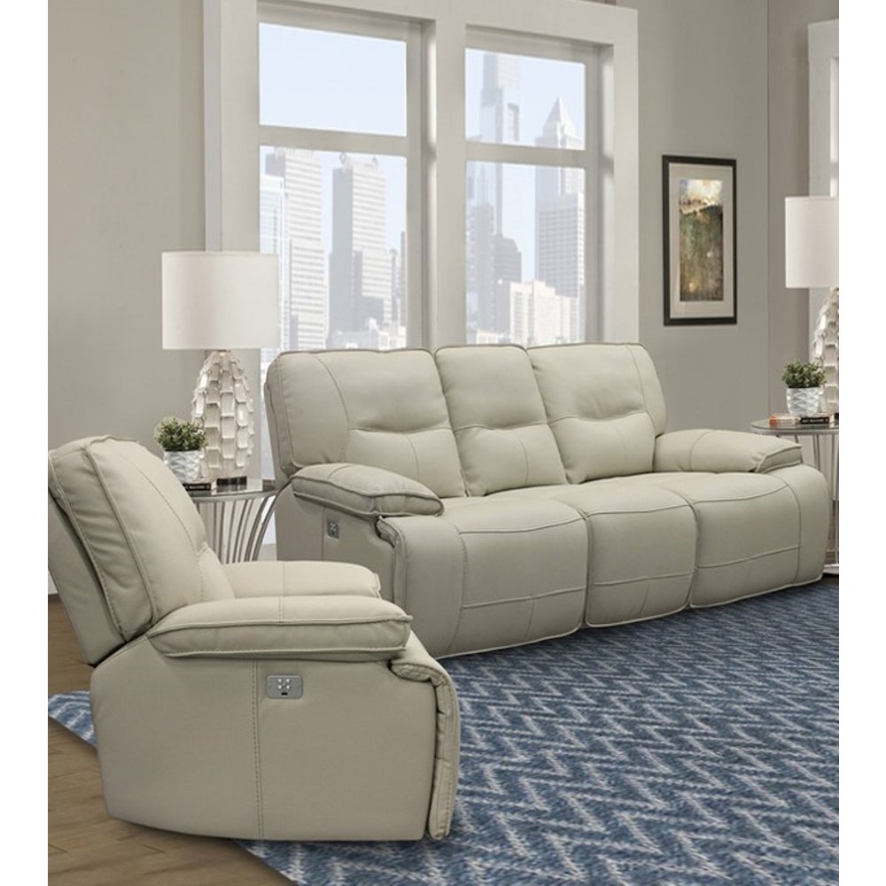 Spartacus - Oyster Power Reclining Sofa and Recliner. Picture 11