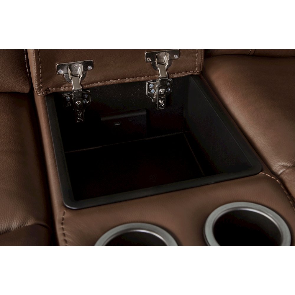 Calgary - Autumn Umber Power Reclining Sofa and Loveseat. Picture 17