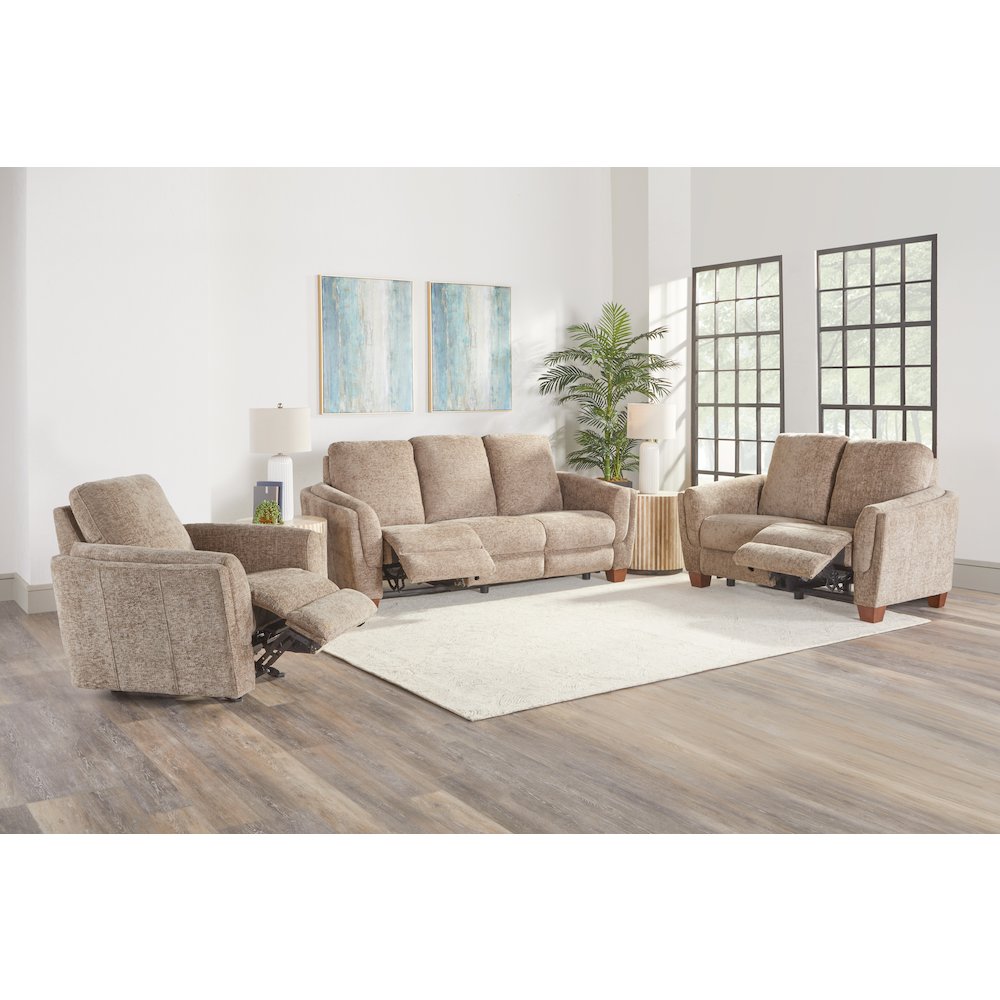 Morehead - Biscotti Power Reclining Sofa. Picture 9