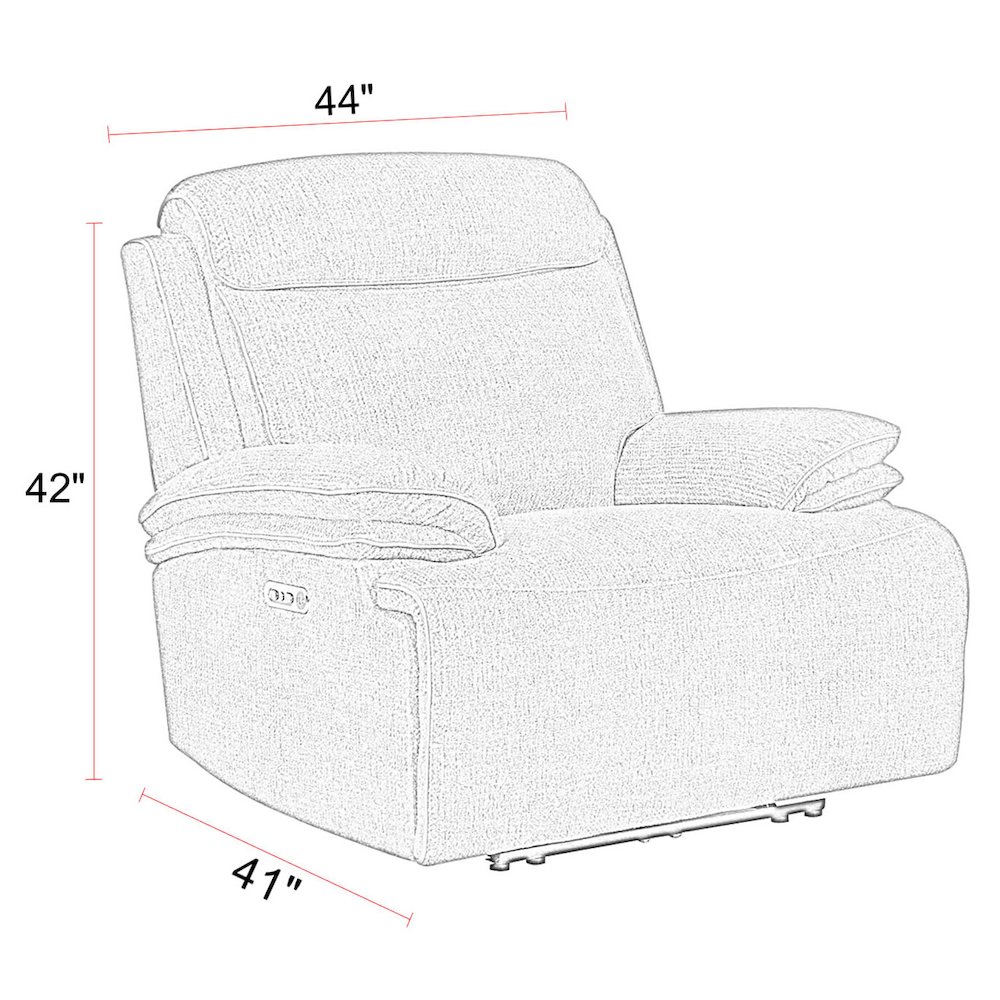 Alpine - Airy Midnight Power Zero Gravity Recliner P2. Picture 9