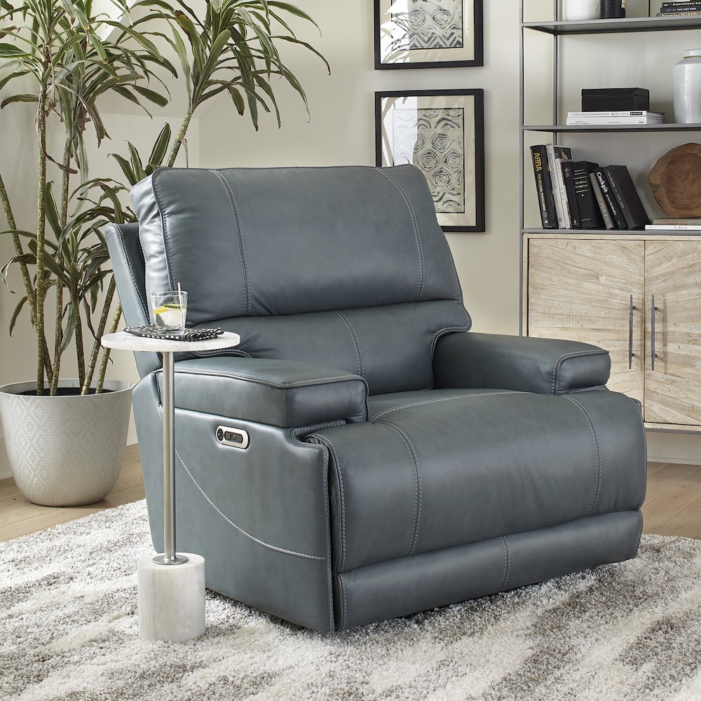 Verona Azure - Powered By Freemotion Power Reclining Sofa and Two Recliners. Picture 11