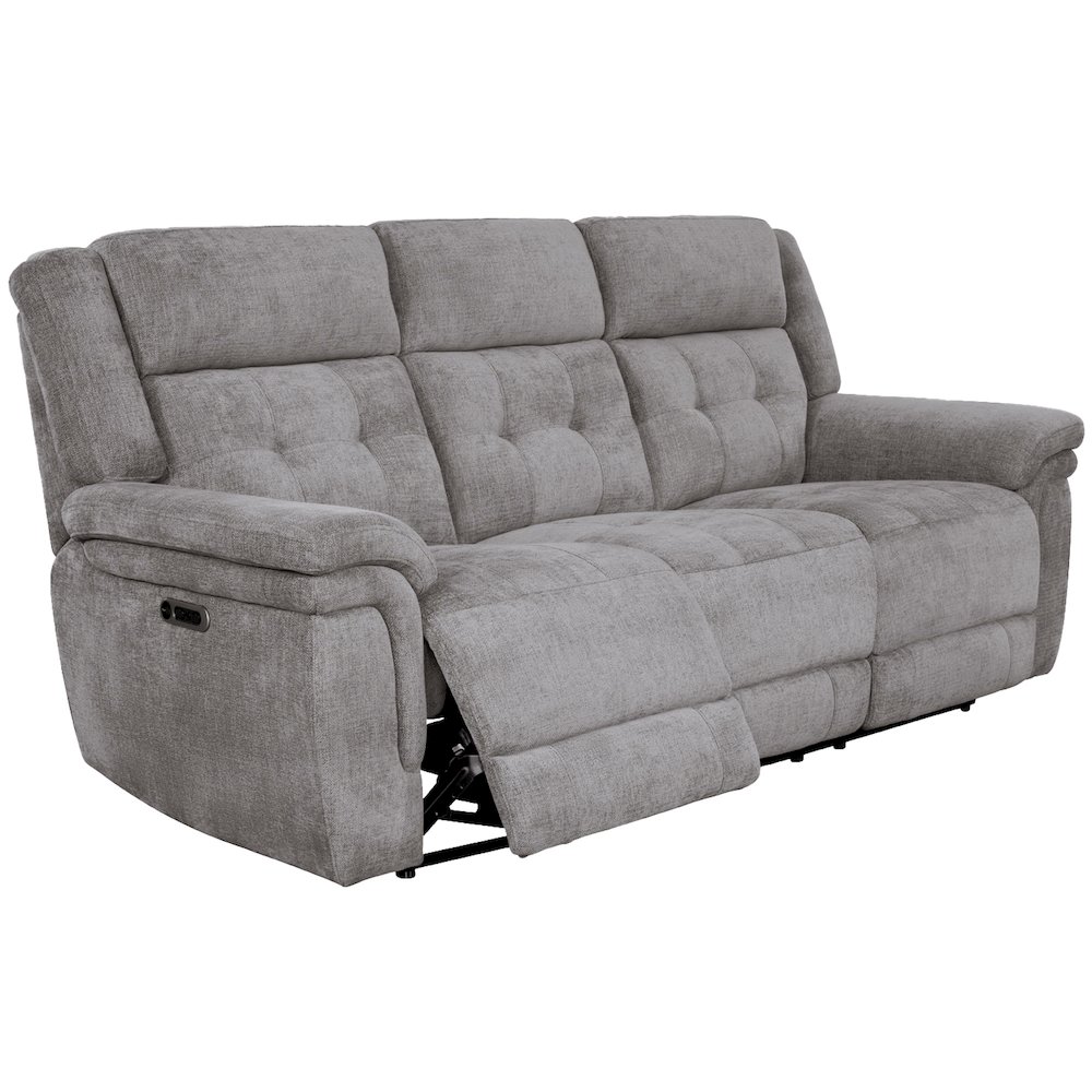 Richland - Bristol Grey Power Reclining Sofa and Recliner. Picture 2
