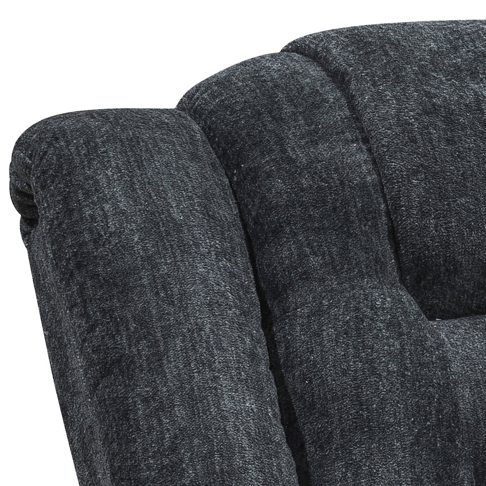 Bolton - Misty Storm Manual Glider Reclining Sofa and Two Recliners. Picture 15