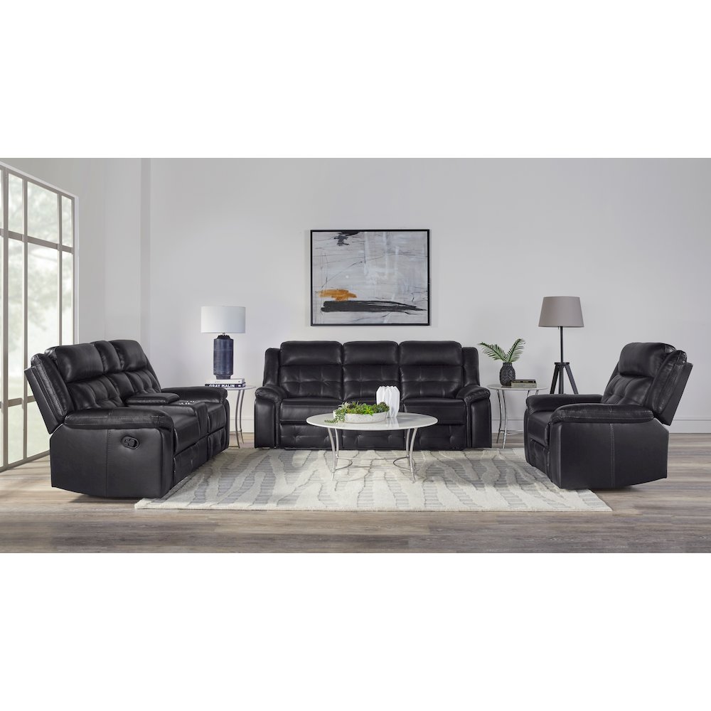 Clayton - Phantom Manual Console Loveseat. Picture 10