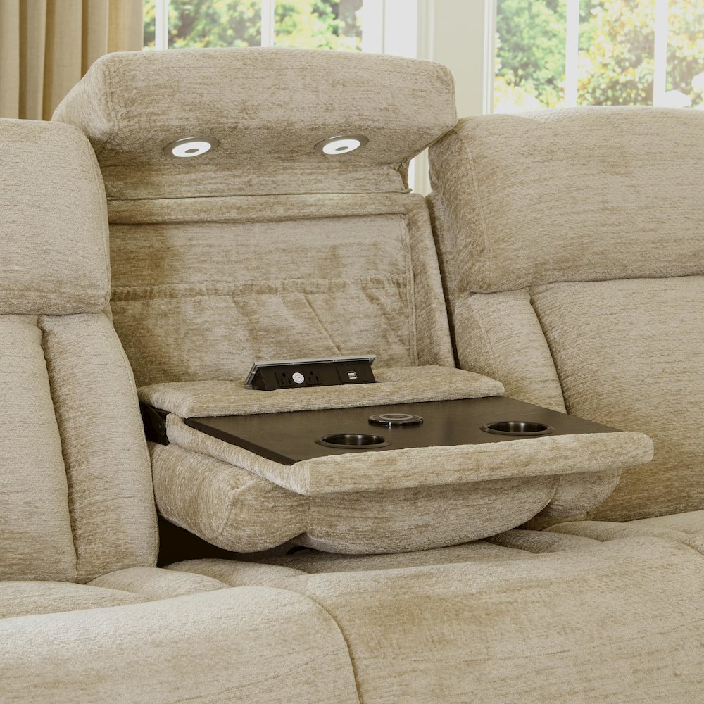 Dalton - Lucky Fawn Power Reclining Sofa and Recliner. Picture 18