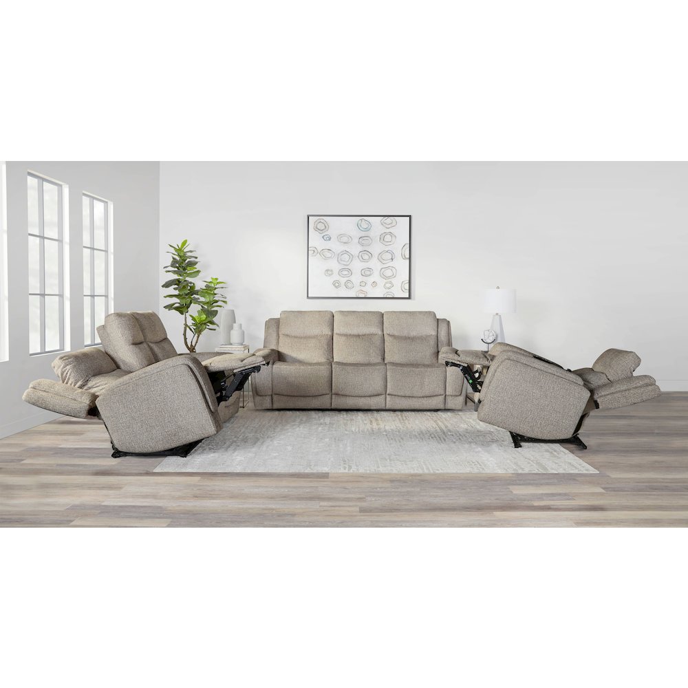 Penfield - Frappe Power Zero G Console Loveseat with Heat, Massage & Speaker P3. Picture 9