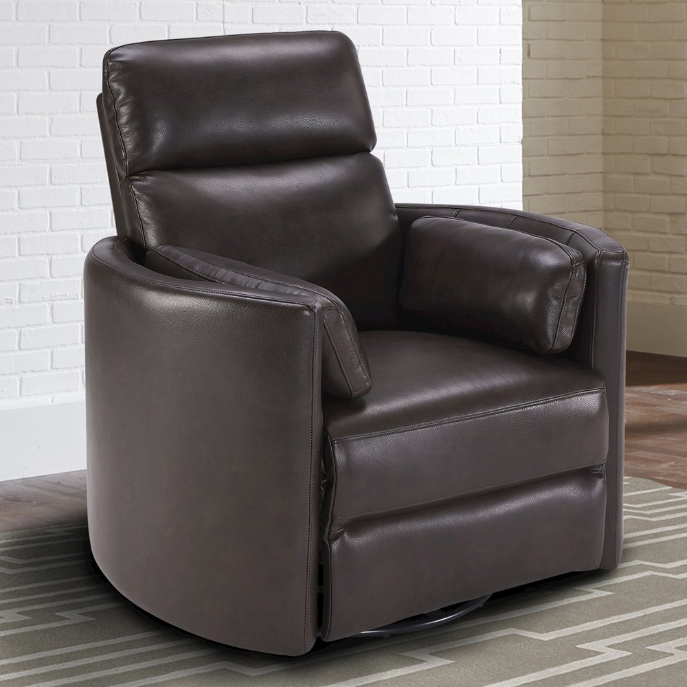 Powered By Freemotion Cordless Power Swivel Glider Recliner. Picture 7