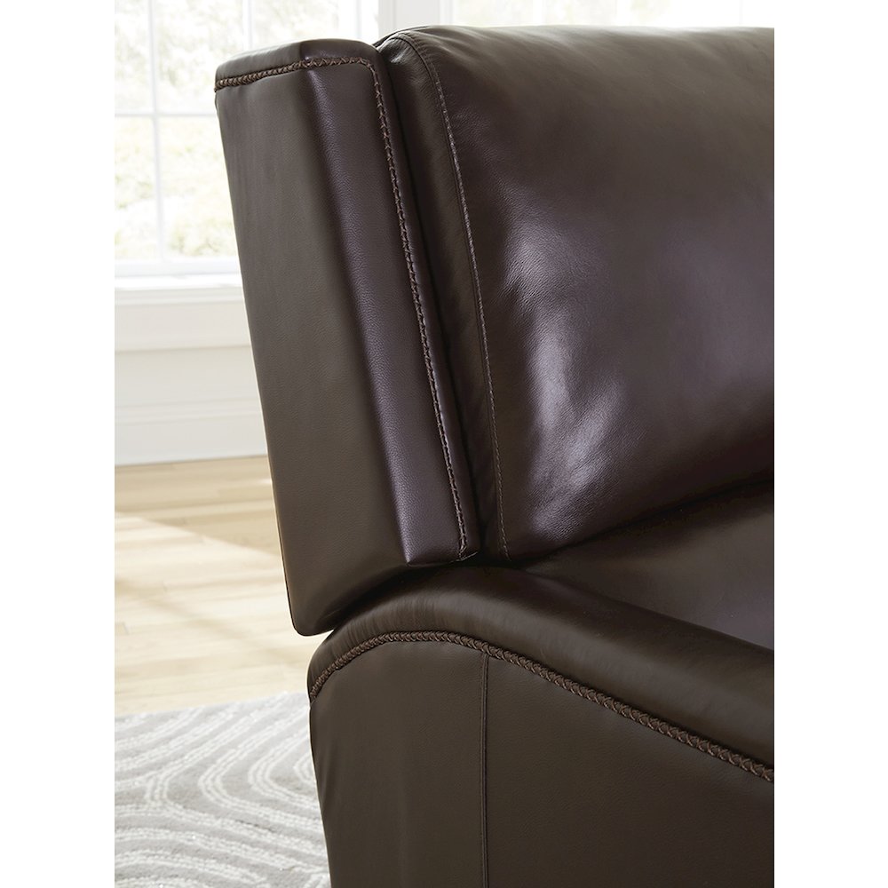 Connor - Espresso Power Cordless High Leg Recliner P2 Two Pack. Picture 5