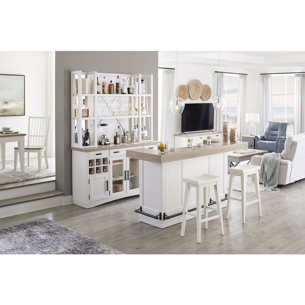 Parker House Americana Modern Dining 78 In. Bar with Quartz Insert. Picture 5