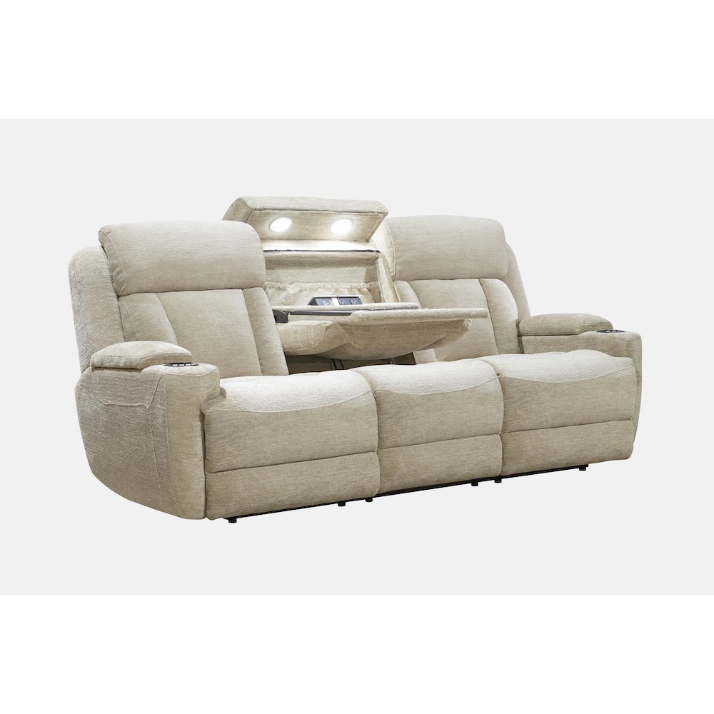 Dalton - Lucky Fawn Power Reclining Sofa and Recliner. Picture 4