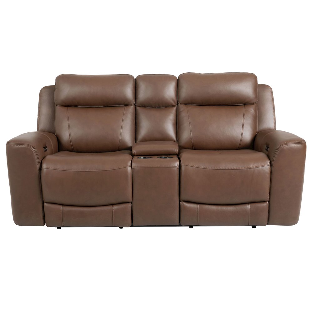 Calgary - Autumn Umber Power Reclining Sofa and Loveseat. Picture 4
