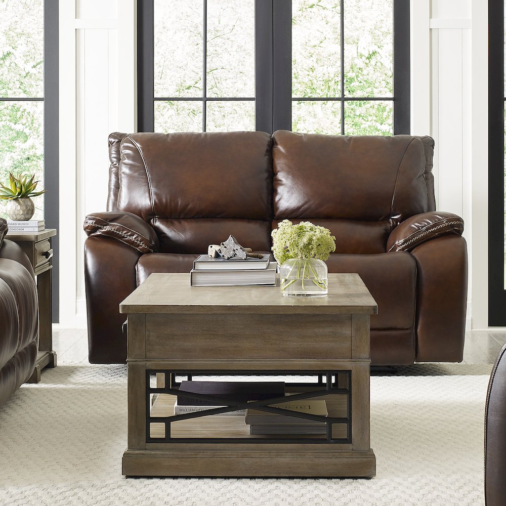 Vail - Burnt Sienna Power Reclining Sofa and Loveseat. Picture 8
