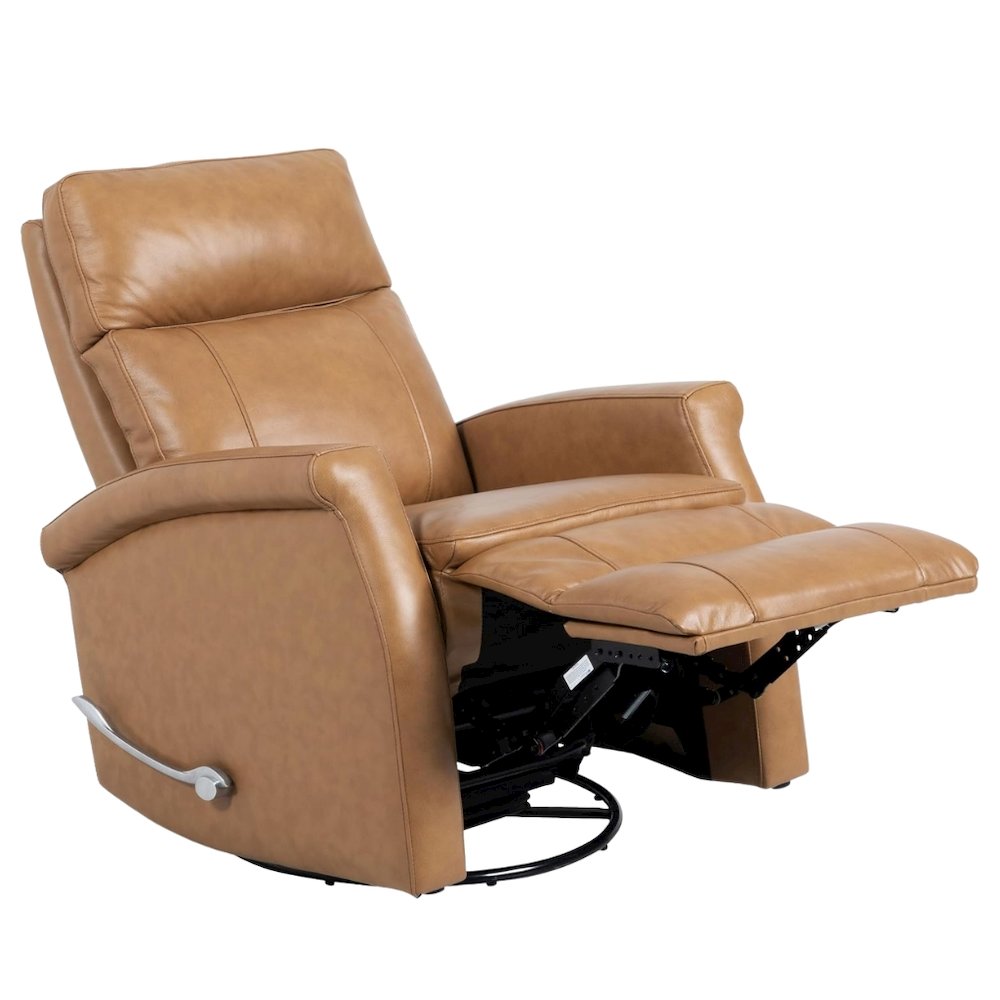 Beige Swivel Glider Recliner, Nursing Chair, Baby Glider Chair for Nursery. Picture 5