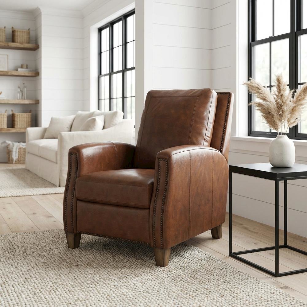 Hunter - Chestnut Charm Manual Pushback Recliner. Picture 15