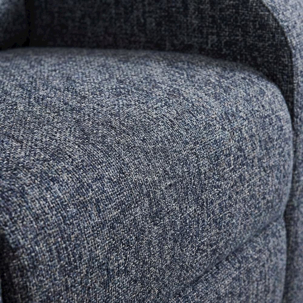 Thriller - Natural Beauty Denim Power Swivel Glider Recliner. Picture 12